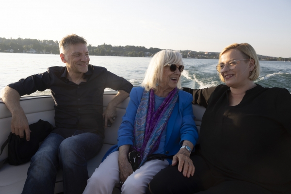 Hansjörg Weißbrich (Filmeditor), Margarethe von Trotta (Regisseurin), Bettina Brokemper (Produzentin) (© Jörg Reuther)