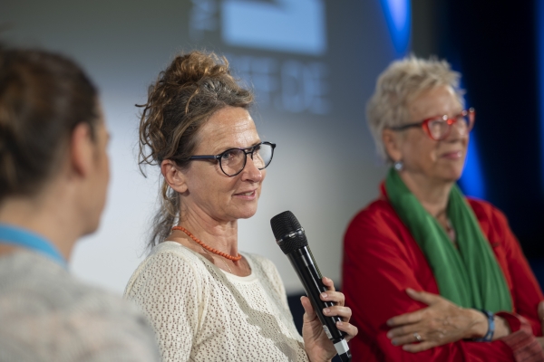 Regisseurin & Drehbuchautorin Sabine Lidl mit Doris Dörrie (© Pavel Broz)